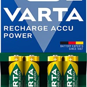 Pilas recargables VARTA AA 2600 mAh Ni-MH, paquete de 4