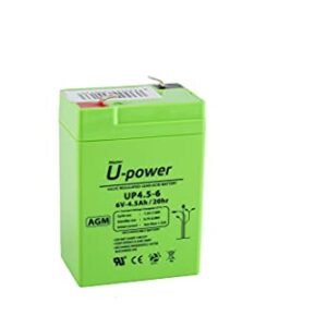 Batería de Plomo Agm 4,5Ah 6V de Master U-Power: Potente y Duradera