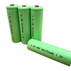 Pilas recargables Dunamis AA para luces solares de jardín
