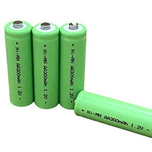 Pilas AA recargables Dunamis 8 de luz solar para luces de jardín - Paquete de 8