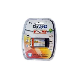 Pila recargable 9V LR61 1U BT9V-300 Ni-MH 300mAh 9V de DIGIVOLT