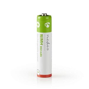 Pilas AAA recargables Nedis Ni-MH 1.2V 950mAh - Pack de 4