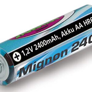 Batería recargable Jamara 141018 NiMh AA HR6 1,2V 2000mAh - Alto rendimiento para dispositivos electrónicos