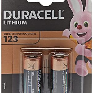 Pilas de litio Duracell 123 High Power de 6V - Paquete de 2 unidades para sensores y linternas