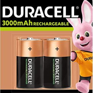 Duracell D Recargables 3000 mAh: 2 pilas en 1 blíster