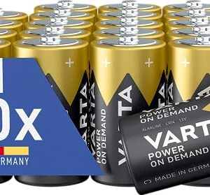 Pilas VARTA C Baby: Paquete de 20, Alcalinas, Potentes y Flexibles - Exclusivo en Amazon