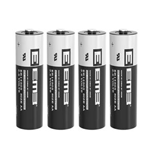 Batería de Litio EEMB 3.6V ER14505 LS 14505 AA, 4 Unidades - 2600 mAh
