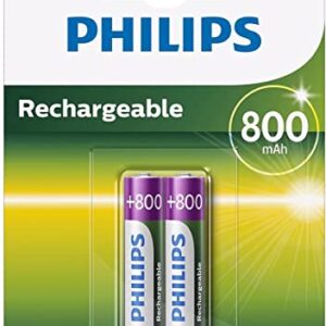 Pilas Recargables Philips Multi Life AAA 800 mAh - Paquete de 2