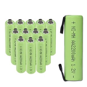 Pilas recargables Cityork AA NiMH 1,2V 2200mAh - Paquete de 12 unidades