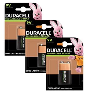 Pilas recargables 9V de GadgetCenter, pack de 3 unidades