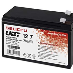 Batería SAI Salicru UBT 12V/7AH para Cortadora de césped - Inicio: Optimizada para cortadoras de césped