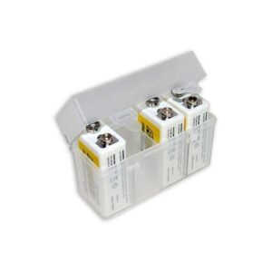 Caja protectora de pilas y baterías de 9V Maha MH-BH49v-4 Powerex - Espacio para 4 unidades