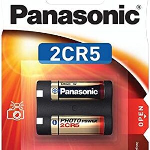 Pila de Litio Panasonic 2CR5 6V - Blister 1 de la marca Panasonic