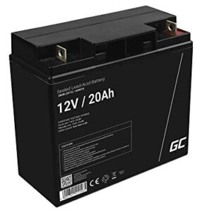 Batería Gel AGM 12V 20Ah de Green Cell: Recambio para Moto Eléctrica, Silla de Ruedas y Carro de Golf
