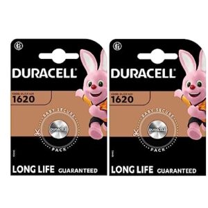 Duracell 1620: 2 blísteres de 1 batería, 2 pilas CR1620