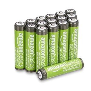 Pilas AAA recargables de alta capacidad de Amazon Basics, 850 mAh (paquete de 16) - Precargadas