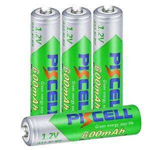 Pilas AAA Recargables NIMH 1,2V 600mAh - Paquete de 4 - PKCELL