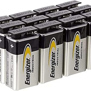 Baterías alcalinas Energizer Industrial 9V - Pack de 12