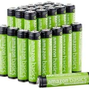 Pilas recargables AAA Amazon Basics: paquete de 24, 1,2V, 800mAh, precargadas