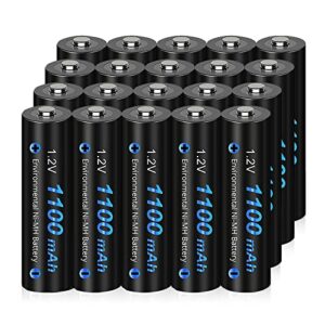 Pilas Recargables Cityork AAA 20 Piezas - 600mAh 1.2V NI-MH Baterías Recargables, Precargadas, Baja Autodescarga