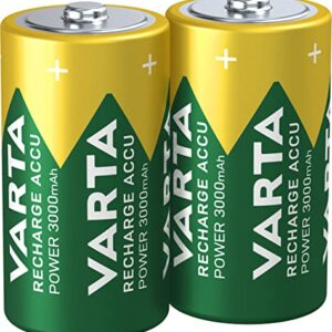 Pilas recargables VARTA C Baby, paquete de 2, 3000 mAh Ni-MH, sin efecto memoria