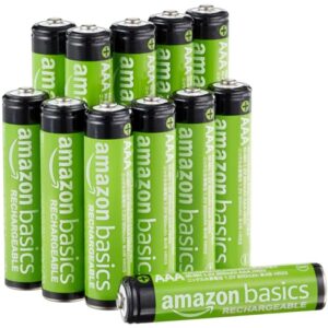 Pilas AAA recargables Amazon Basics - Paquete de 12, precargadas