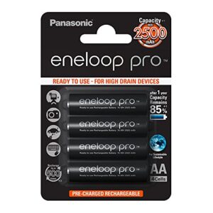 Pack 4 pilas recargables Panasonic Eneloop Pro AA 2500 mAh