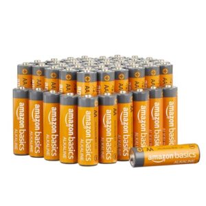 Pilas Alcalinas AA de 1,5V Amazon Basics: Paquete de 48, Performance Variada