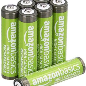 Pilas AAA recargables de alta capacidad Amazon Basics: Paquete de 8 precargadas