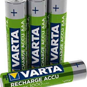 Pilas AAA recargables VARTA Recharge Accu Power, paquete de 4