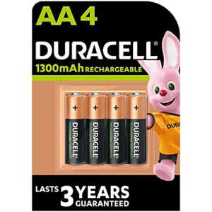 Pilas recargables Duracell AA 1300 mAh NiMH (Paquete de 4)