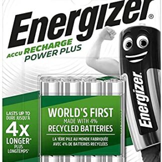 Baterías recargables AAA Energizer NiMH Power Plus 700mAh - Paquete de 4