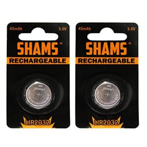 Pilas de botón recargables LIR2032 3,6 V LL-lon - Lote de 2 unidades