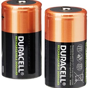 Pilas recargables Duracell Ultra D 3000 mAh - Paquete de 2 unidades