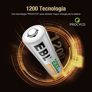Pilas Recargables EBL AA AAA - Marca Inicio